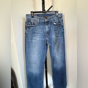 Lucky Jeans Vintage Men's Baggy Blue Jeans by Gene Montesano 32x32